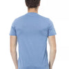 Baldinini Trend "Light Blue Cotton Men T-Shirt"