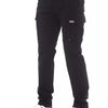 Baldinini Trend Black Cotton Men Cargo Trouser