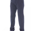 Baldinini Trend Blue Cotton Men Pant