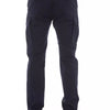 Baldinini Trend Blue Cotton Men's Cargo Trousers