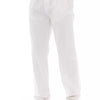 Baldinini Trend White Cotton Men Chino Pants