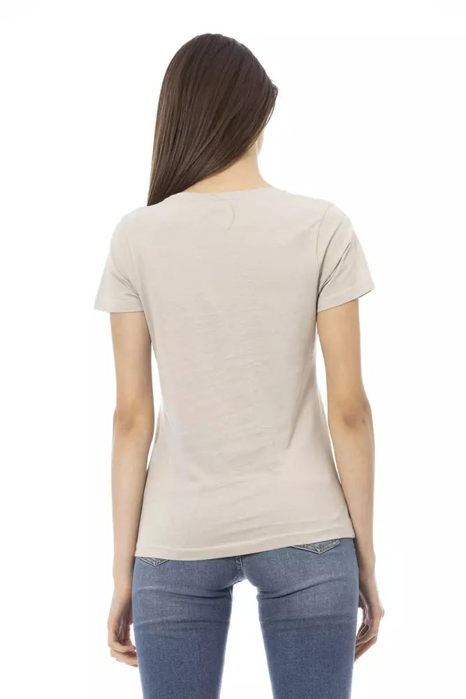 Trussardi Action Beige Cotton Women Top