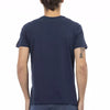 Trussardi Action Blue Cotton Men T-Shirt