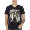 Trussardi Action Black Cotton Men T-Shirt