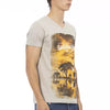 Trussardi Action Beige Cotton Men T-Shirt