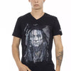 Trussardi Action Black Cotton Men T-Shirt