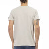 Trussardi Action Beige Cotton Men T-Shirt