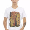 Trussardi Action White Cotton Men T-Shirt