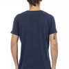 Trussardi Action Blue Cotton Men T-Shirt