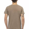 Trussardi Action Brown Cotton Men T-Shirt