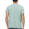 Trussardi Action Green Cotton Men T-Shirt