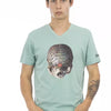 Trussardi Action Green Cotton Men's T-Shirt