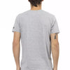 Trussardi Action Gray Cotton Men T-Shirt