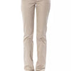 BYBLOS Beige Cotton Women Pant