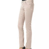 BYBLOS Beige Cotton Women Pant