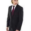 Uominitaliani Black Wool Mens Blazer