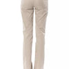 BYBLOS Beige Cotton Women Pant