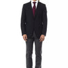 Uominitaliani Black Wool Mens Blazer