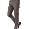 Uominitaliani Gray Wool Men Pant