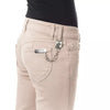 BYBLOS Beige Cotton Women Pant