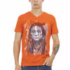 Trussardi Action "Orange Cotton Men T-Shirt"