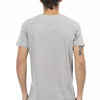 Trussardi Action Gray Cotton Men T-Shirt