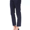 Ungaro Fever Blue Cotton Women's Capri Jeans