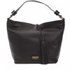 Pompei Donatella Black Leather Women Shoulder Bag