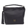 Pompei Donatella Gray Leather Women Shoulder Bag