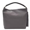 Pompei Donatella Gray Leather Women Shoulder Bag