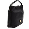 Pompei Donatella Black Leather Women Shoulder Bag