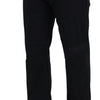 John Galliano Elegant Black Mainline Cotton Jeans