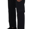 John Galliano Elegant Black Mainline Cotton Jeans