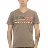 Trussardi Action Brown Cotton Men's T-Shirt