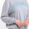 Trussardi Gray Cotton Women Sweater