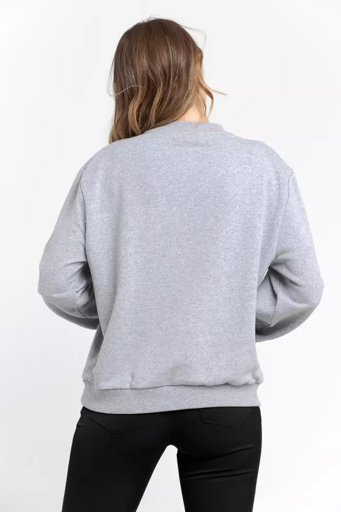 Trussardi Gray Cotton Women Sweater