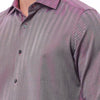 Bagutta Burgundy Cotton Men Shirt