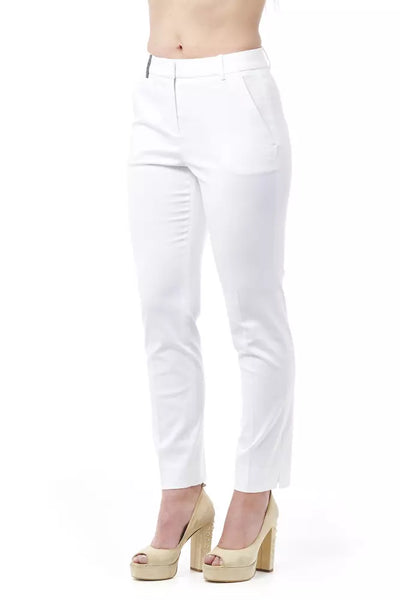 Peserico Chic High Waist Cigarette Leg Trousers