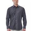 Bagutta Gray Cotton Men Shirt