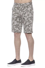 Green Cotton Men's Bermuda Short