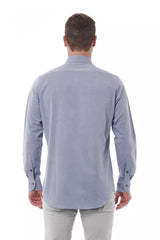 Gray Cotton Men Shirt