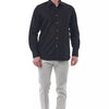 Bagutta Black Cotton Men Shirt