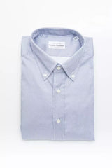 Light Blue Cotton Men Shirt