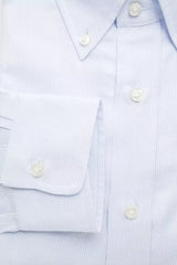 Light Blue Cotton Men Shirt