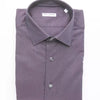 Robert Friedman Burgundy Cotton Men Shirt