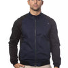 Verri Blue Cotton Men's Bomber Jacket