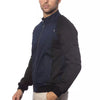 Verri Blue Cotton Men's Bomber Jacket