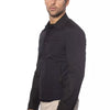 Verri Black Cotton Men Bomber Jacket