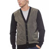 Verri Multicolor Wool Men Cardigan