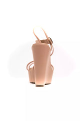 Beige Polyethylene Women Sandal